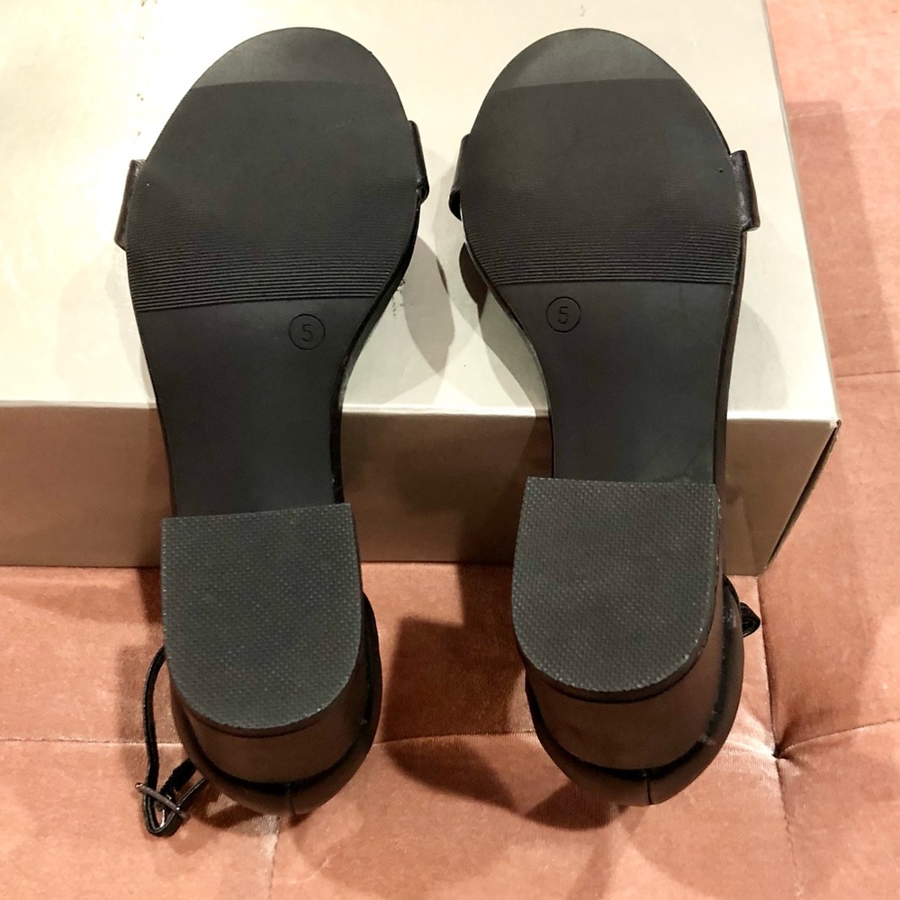 SM Women's Hayes Ankle Strap Dress 2inch heels Black size5 NWOT great condition - Picture 6 of 8